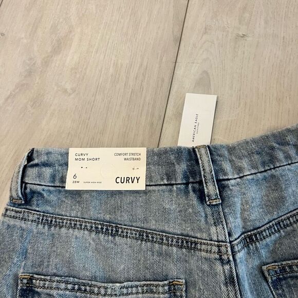 America eagle mom distress shorts size 6 - Picture 9 of 9